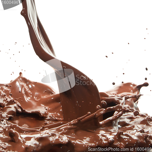 Image of pouring chocolate