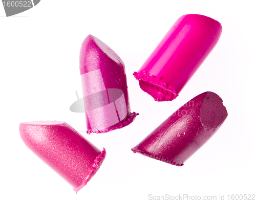 Image of scraps of lipstick