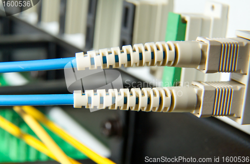 Image of optic fiber hub