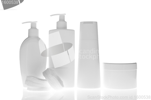 Image of cosmetic bottles