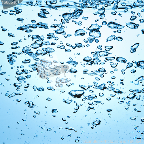 Image of bubbles in water