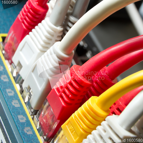 Image of network cables