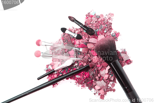 Image of crushed eyeshadows