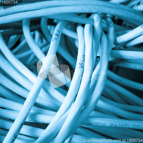 Image of network cables concept