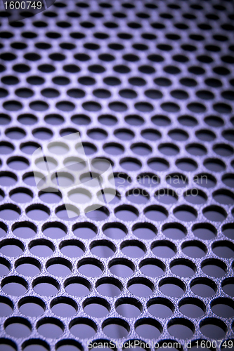 Image of abstract metallic grid