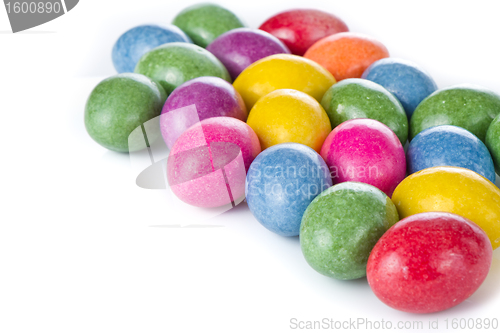 Image of easter eggs isolated