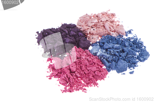 Image of crushed eyeshadows