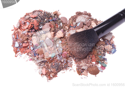 Image of crushed eyeshadows