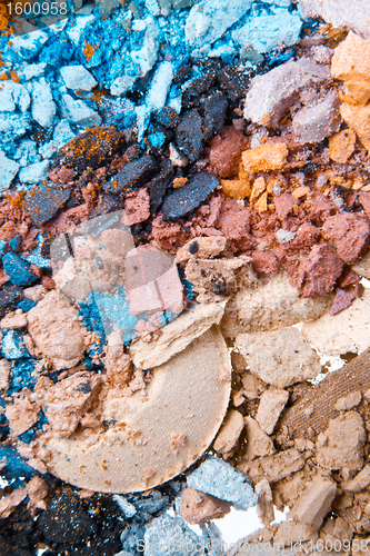 Image of crushed eyeshadows