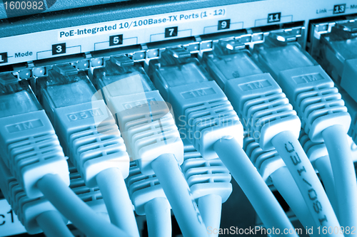 Image of network cables