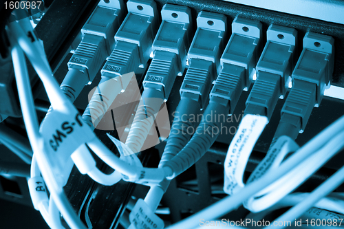 Image of optic fiber hub