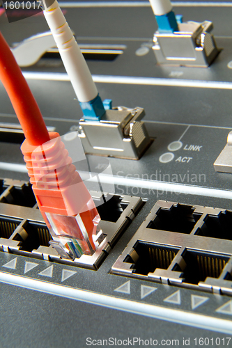 Image of network cables