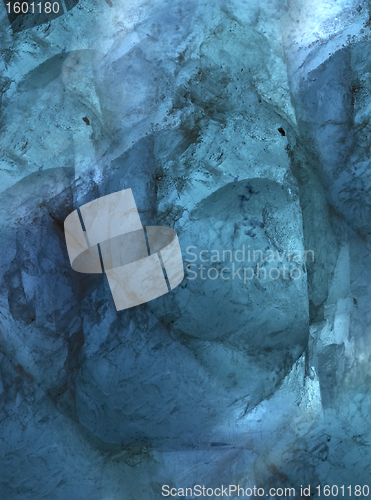 Image of blue crystal detail