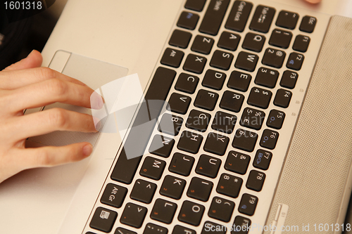 Image of laptop keyboard
