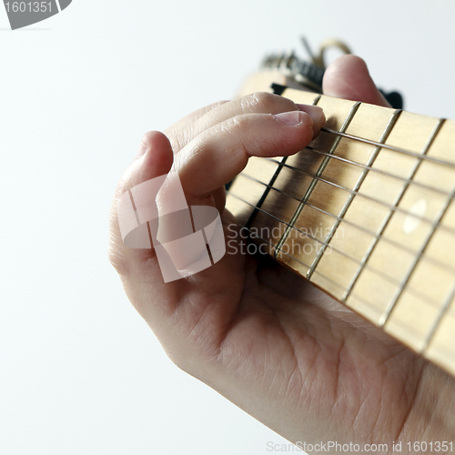 Image of Playing the guitar