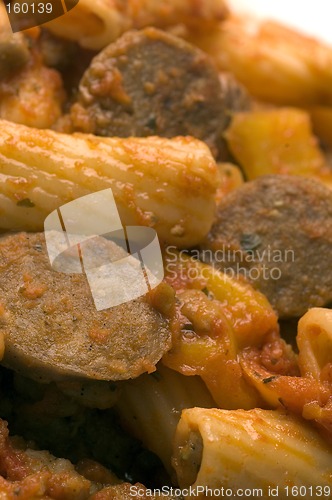 Image of sausage and rigatoni