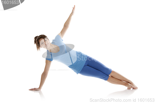 Image of Image of a girl practicing yoga