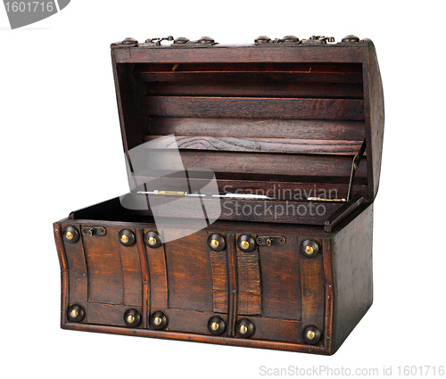 Image of Wooden chest.