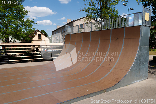 Image of skate park, ramp