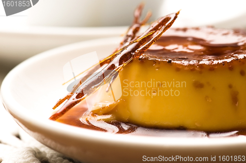 Image of Delicious creme caramel dessert 