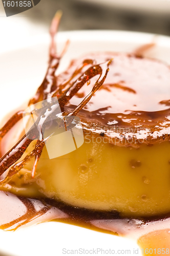 Image of Delicious creme caramel dessert 