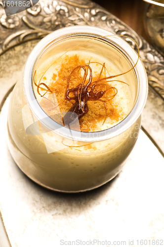 Image of Delicious creme caramel dessert 