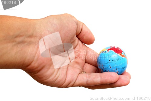 Image of Hand and Globe