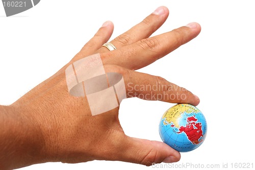 Image of Hand and Globe
