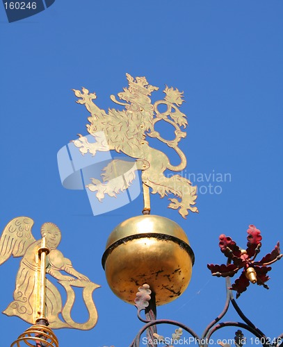 Image of Prague's heraldic griffin