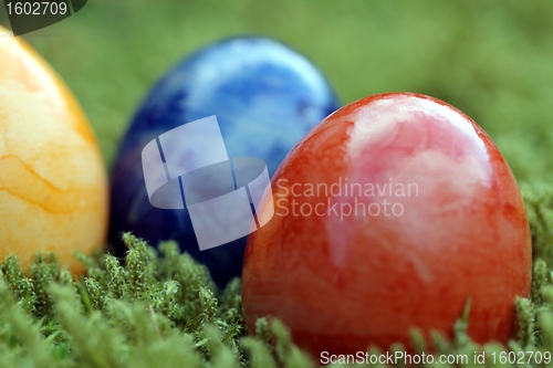 Image of easter eggs