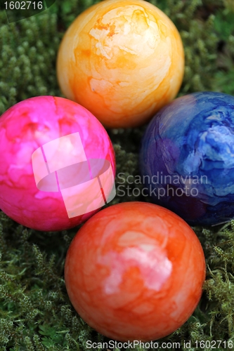 Image of easter eggs