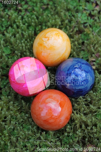 Image of easter eggs