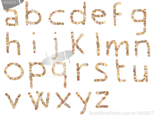 Image of Letters of the British alphabet