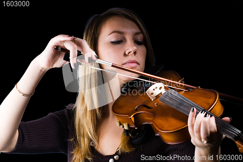 Image of Girl with violin