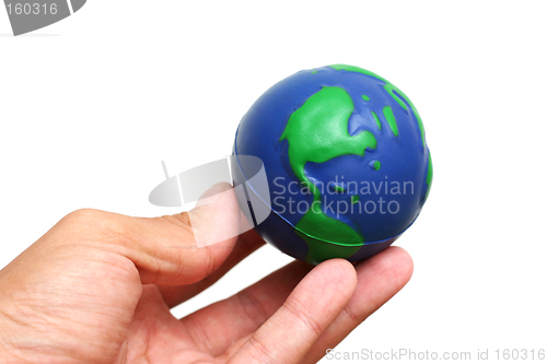 Image of Hand and Globe