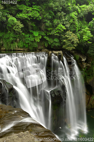 Image of waterfalls in shifen taiwan