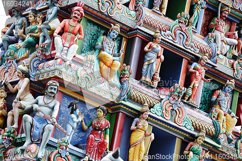 Image of statue in hindu temple