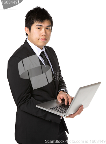 Image of Business Man use computer