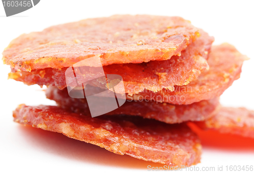 Image of dried pork snack from singapore