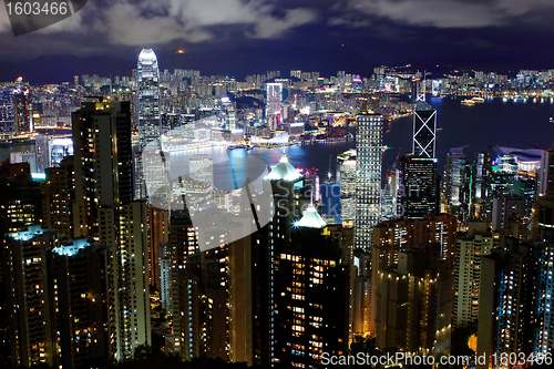 Image of Hong Kong at night