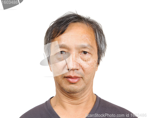 Image of asian mature man