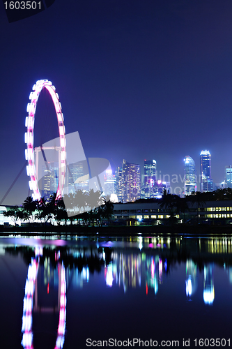 Image of Singapore at night