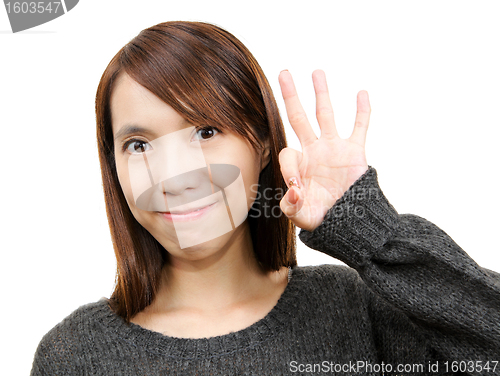 Image of woman show ok