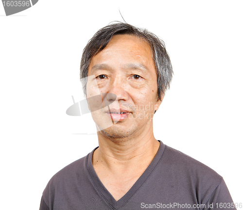 Image of asian mature man