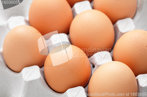 Image of eggs in box