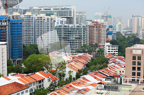 Image of residential downtown in Singapore