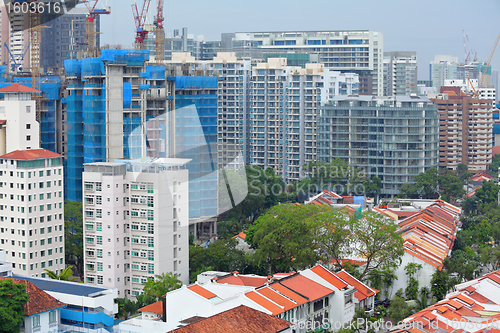 Image of residential downtown in Singapore 