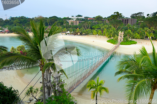 Image of landscape in sentosa, Singapore