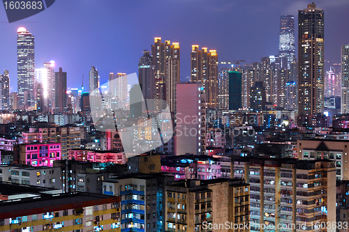 Image of Hong Kong crowded urban