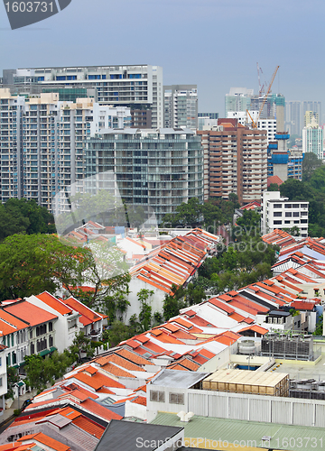 Image of residential downtown in Singapore